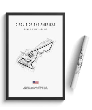 Formula One Racing Track Wall Canvas Painting