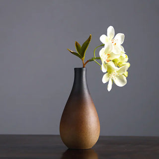 Vintage Ceramic Zen Flower Vase for Home Decor